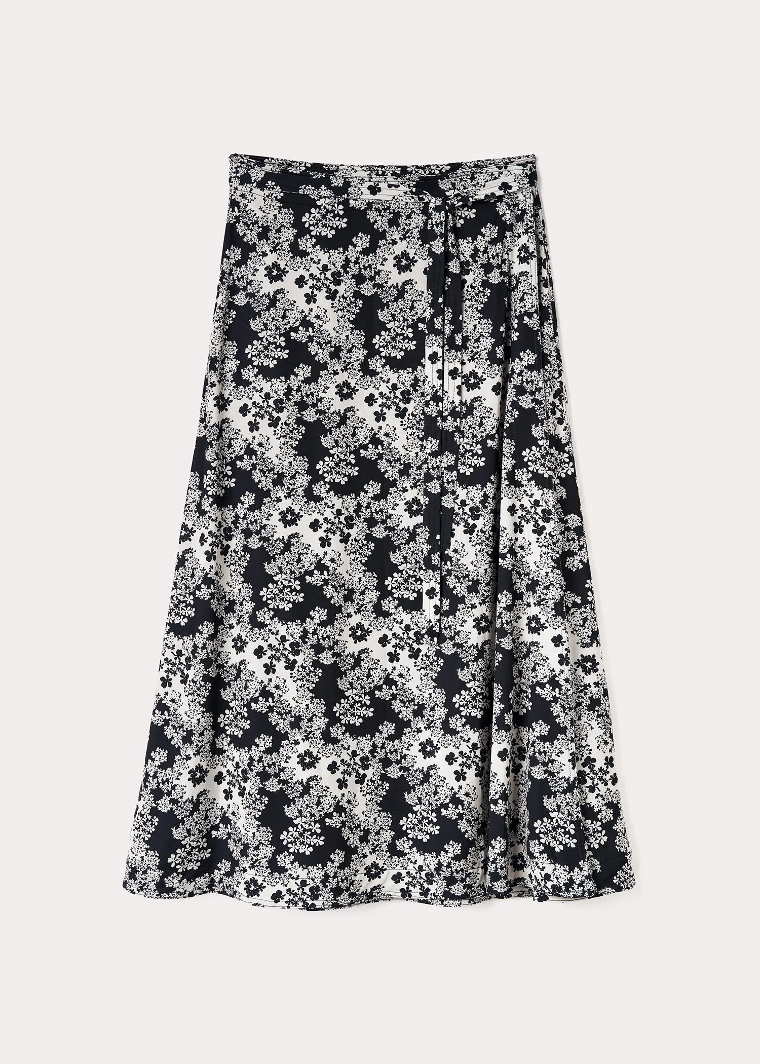 Tie-waist wrap skirt floral sold by Toteme product image thumbnail 5
