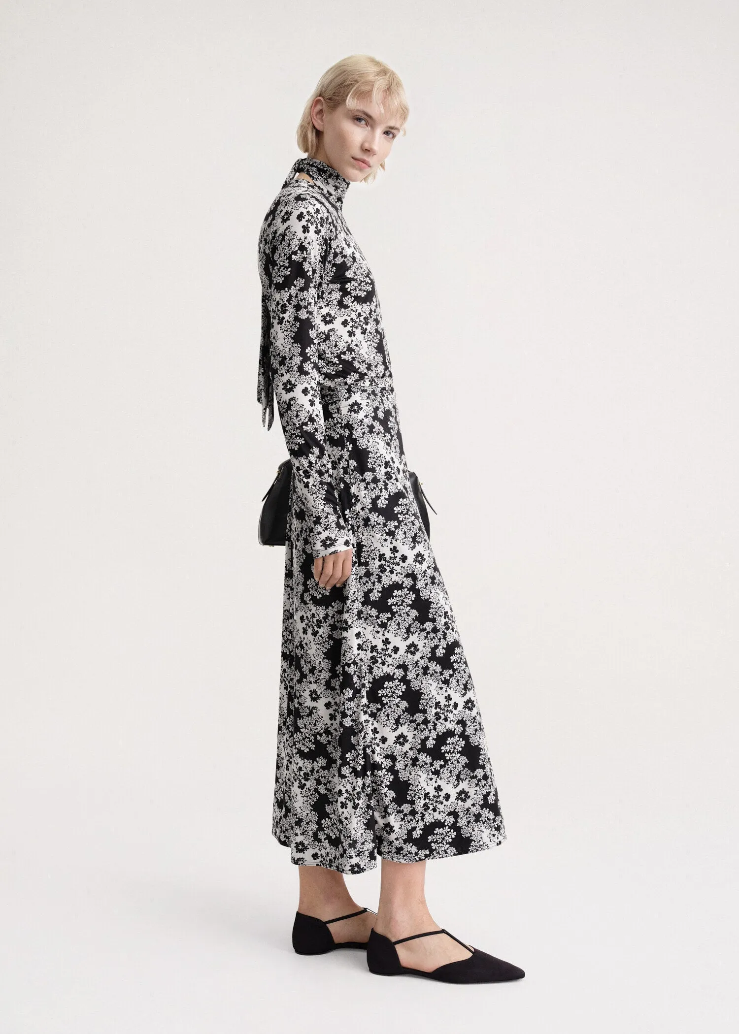Tie-waist wrap skirt floral sold by Toteme product image thumbnail 2