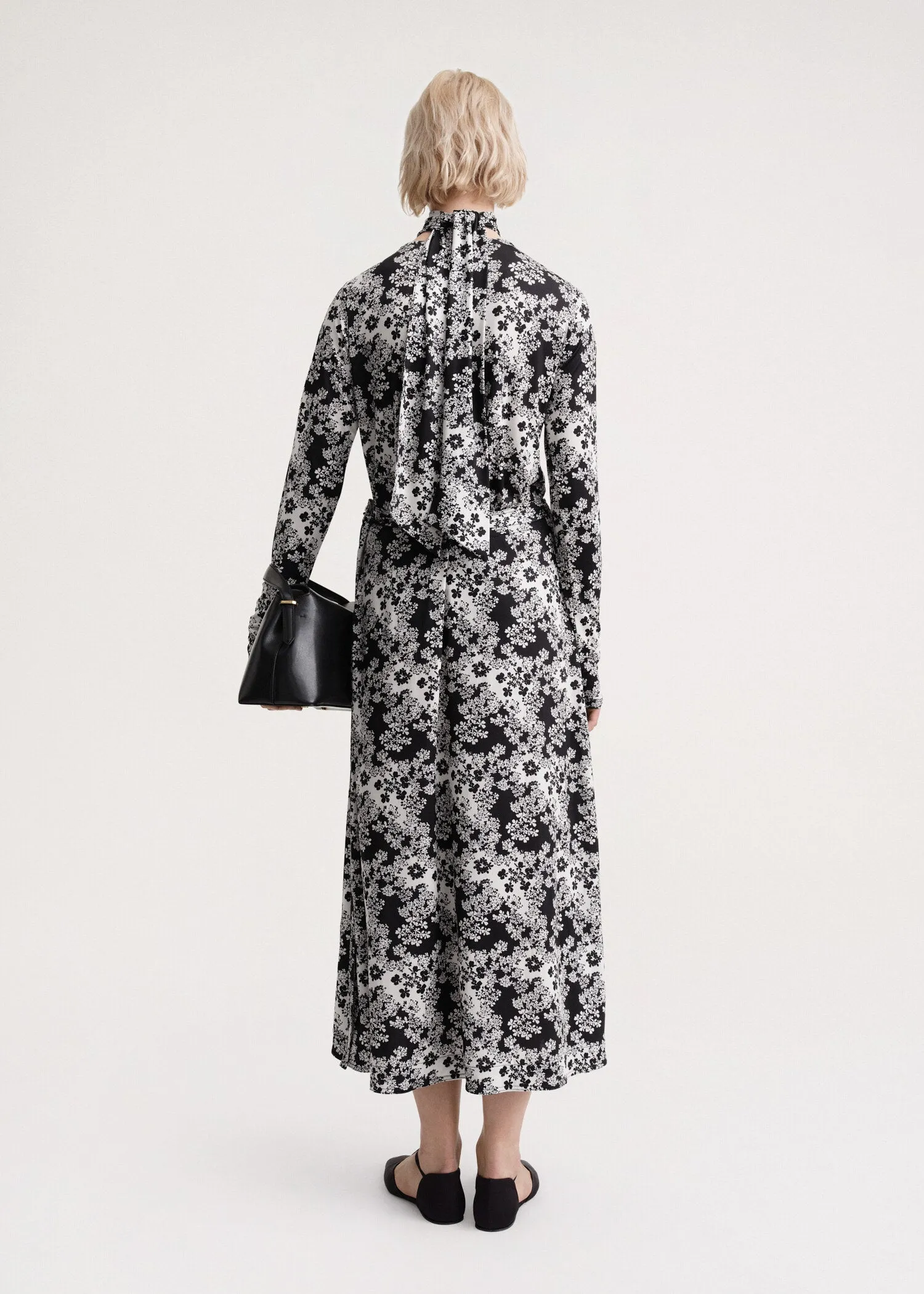 Tie-waist wrap skirt floral sold by Toteme product image thumbnail 3