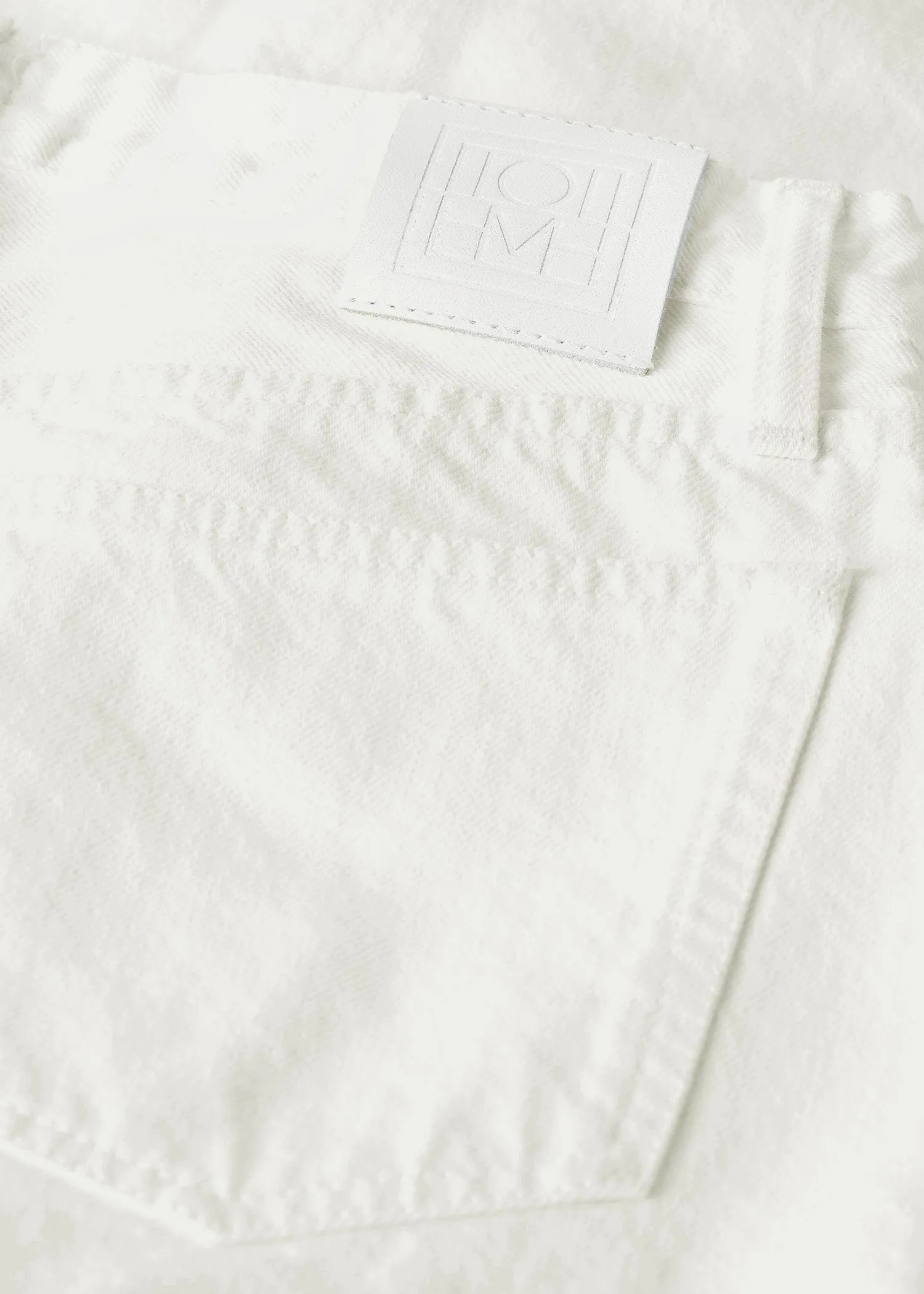 Twisted seam denim full length off-white sold by Toteme product image thumbnail 5