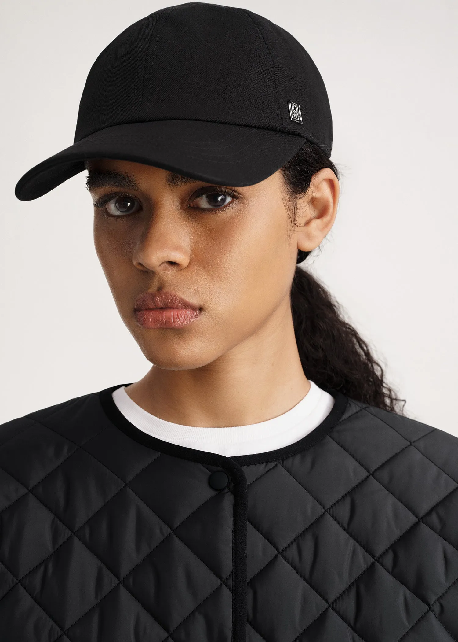 Baseball cap black sold by Toteme product image thumbnail 2