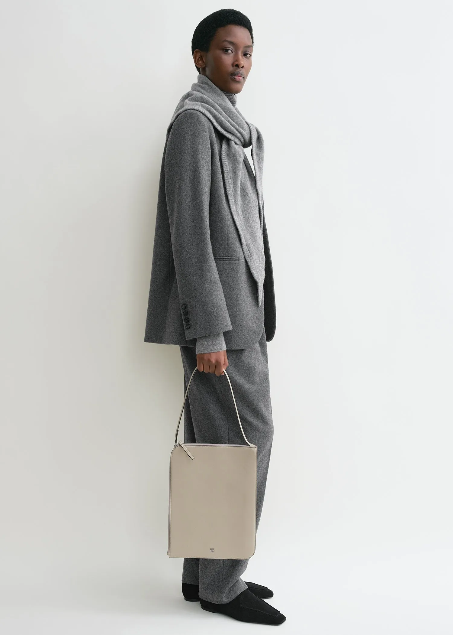 Slim tote fawn sold by Toteme product image thumbnail 2