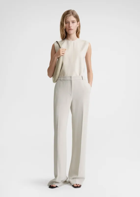 Relaxed straight trousers pebble sold by Toteme