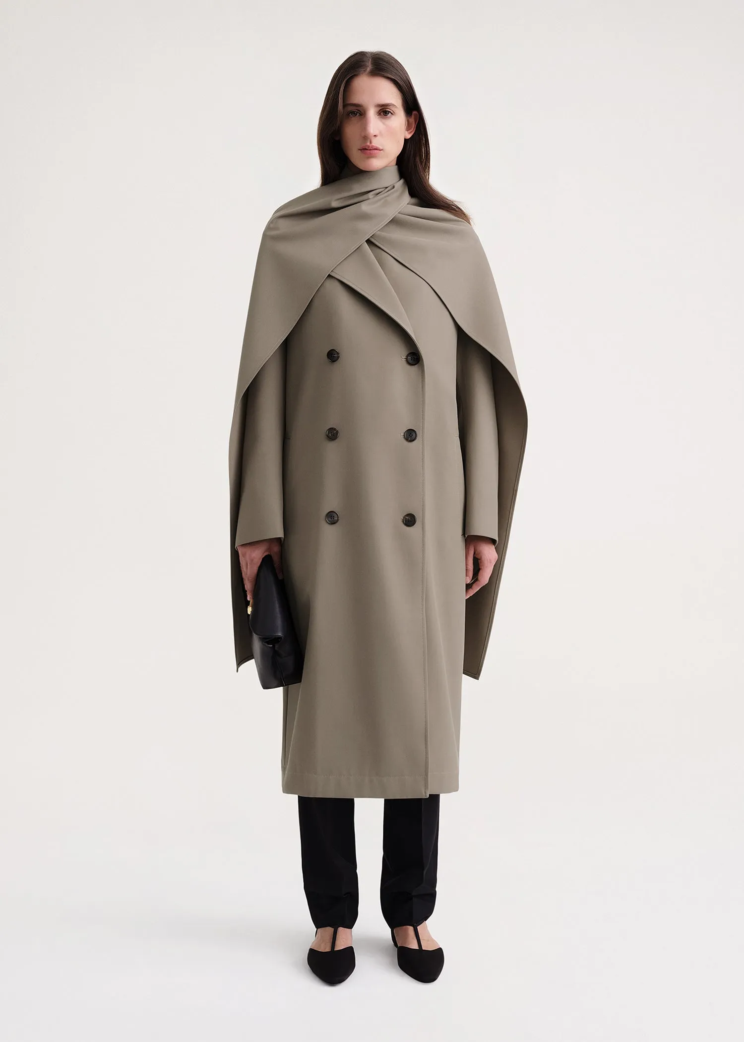 新品未使用品タグ付き TODAYFUL Twill Trench Coat SHORT TWILL TRENCH COAT - KHAKI | COS