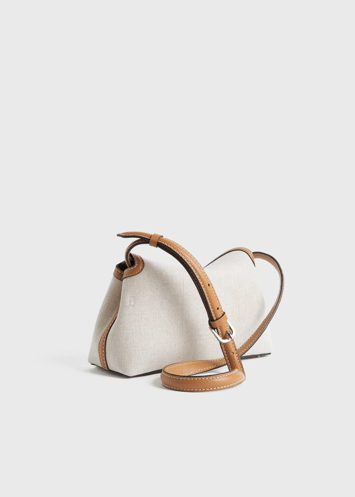 T-lock canvas clutch ecru/tan sold by Toteme product image thumbnail 4