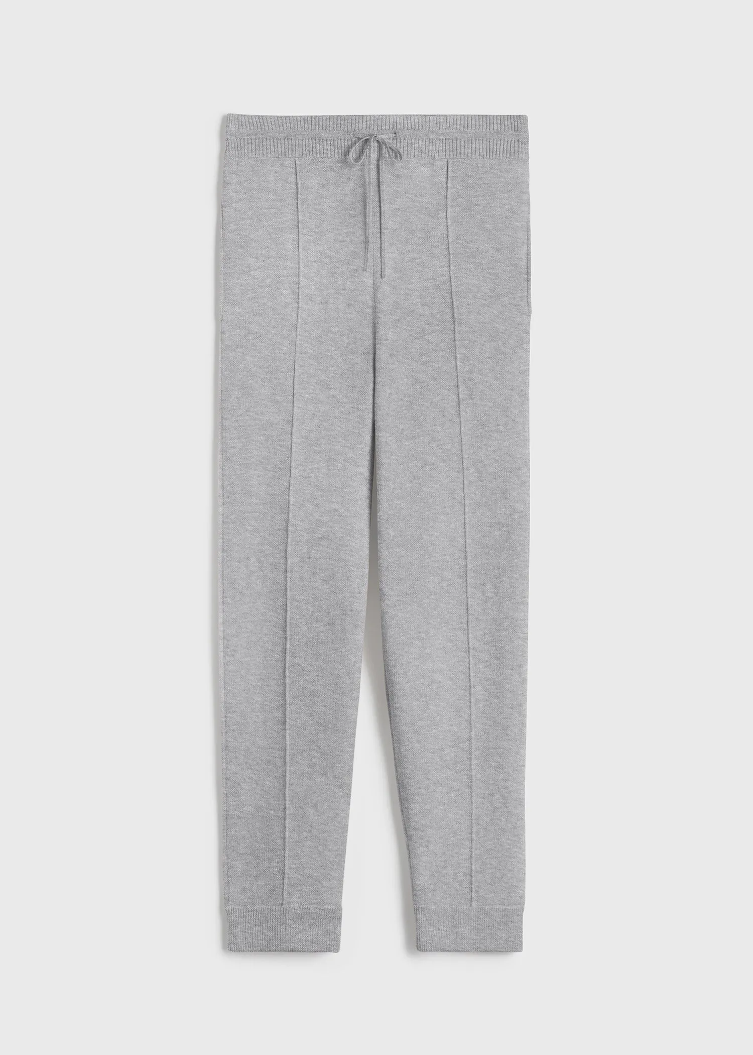 Cotton cashmere sweatpants grey melange sold by Toteme product image thumbnail 5