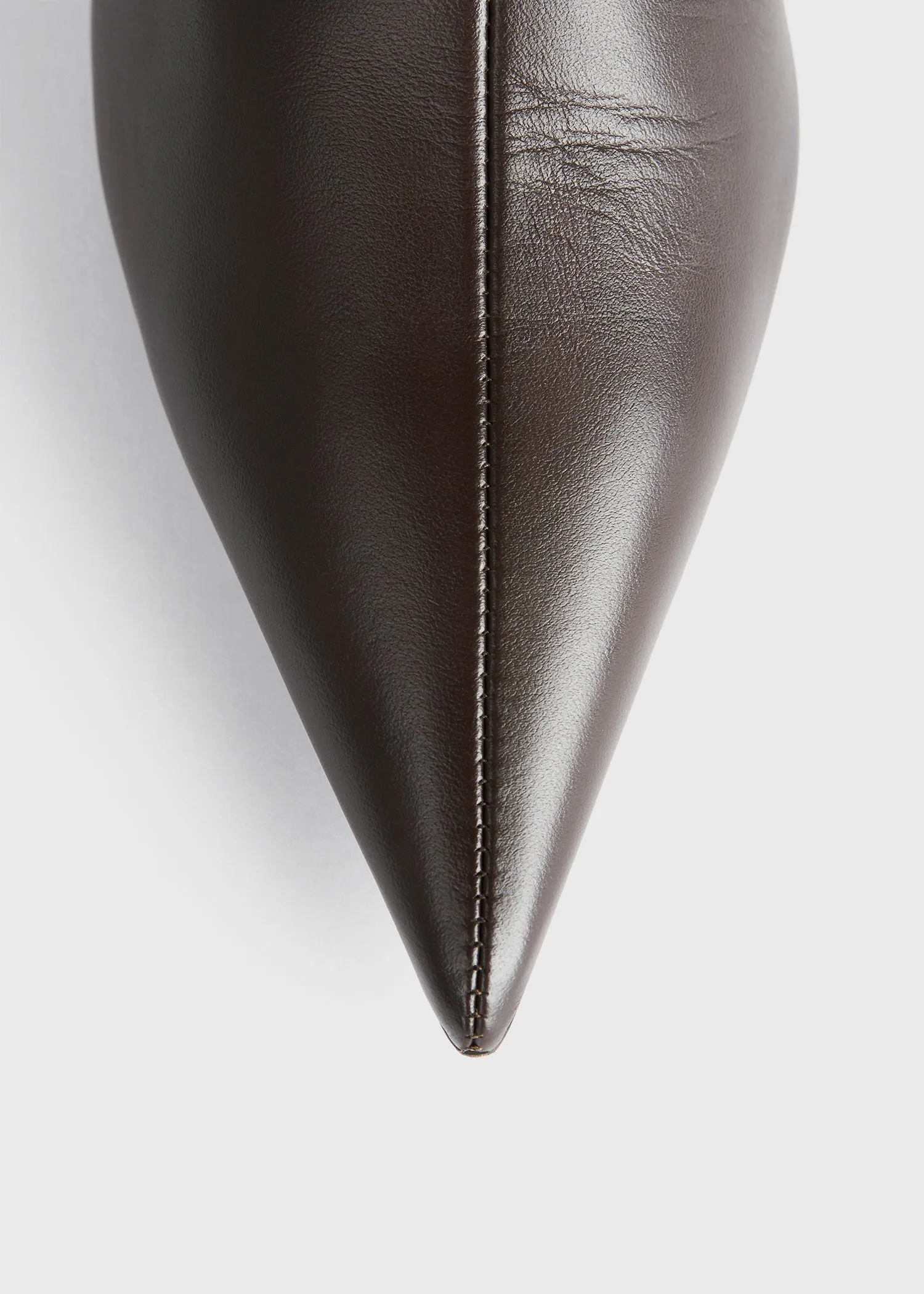 Wedge-heel Nappa boots bark sold by Toteme product image thumbnail 5