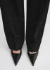 Sharp croco-embossed slingbacks black sold by Toteme