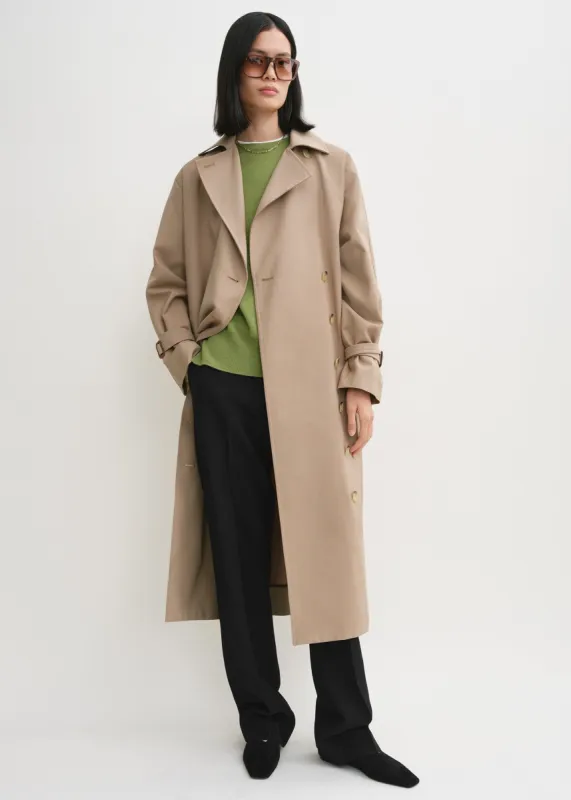 Signature trench khaki sold by Toteme