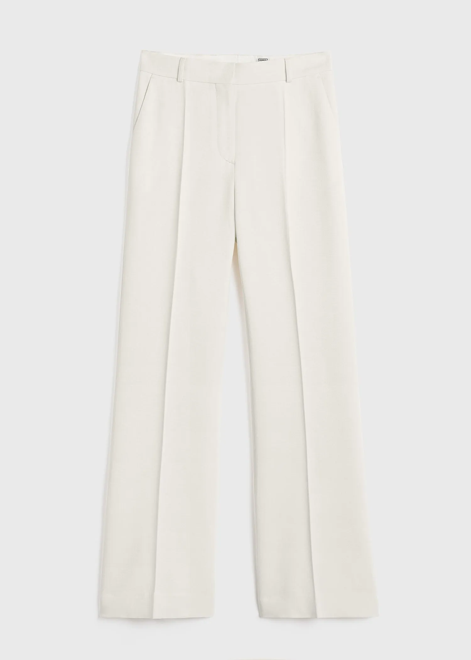 Flared evening trousers macadamia sold by Toteme product image thumbnail 5