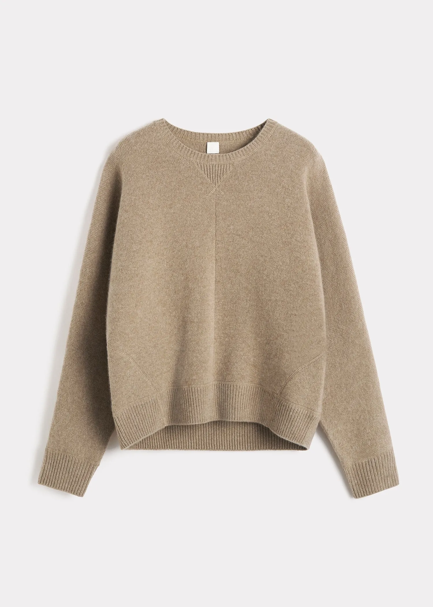 Double cashmere pullover camel melange sold by Toteme product image thumbnail 5