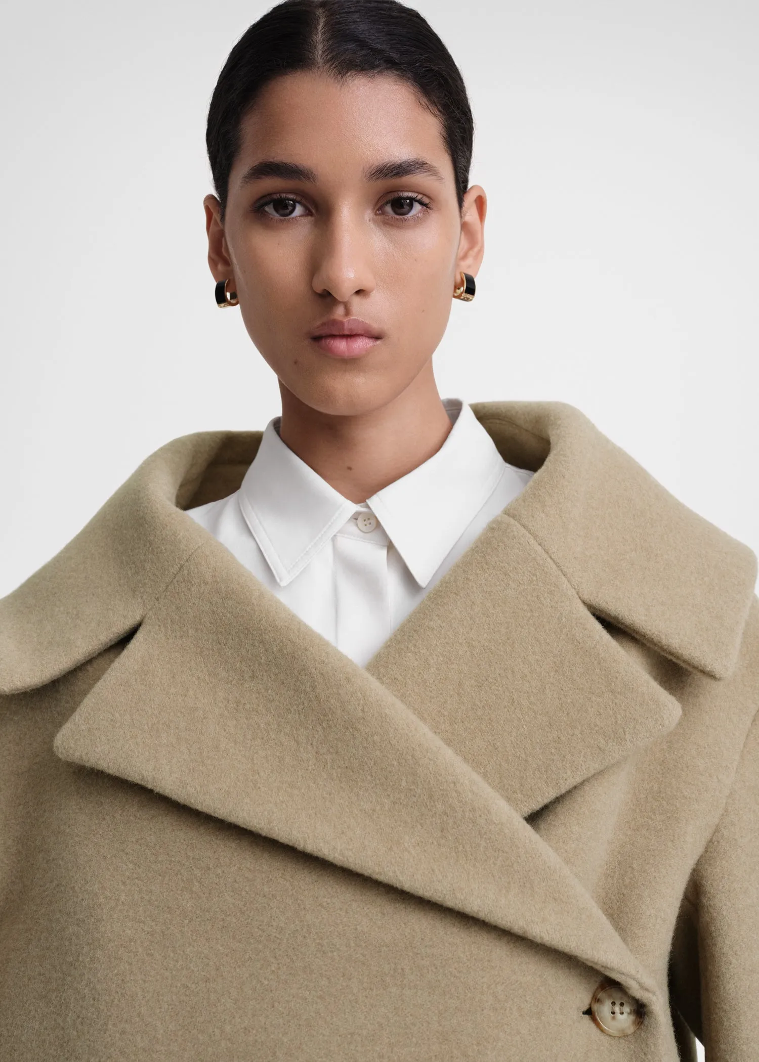 Felt wrap jacket biscuit sold by Toteme product image thumbnail 4