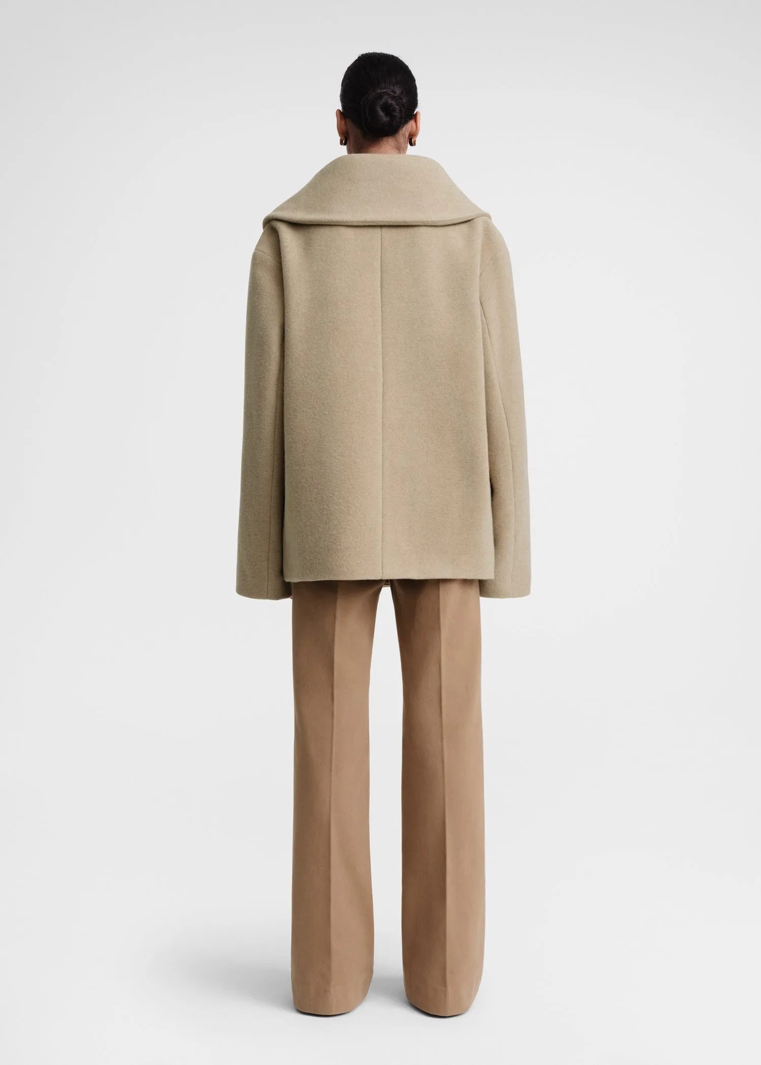 Felt wrap jacket biscuit sold by Toteme product image thumbnail 3