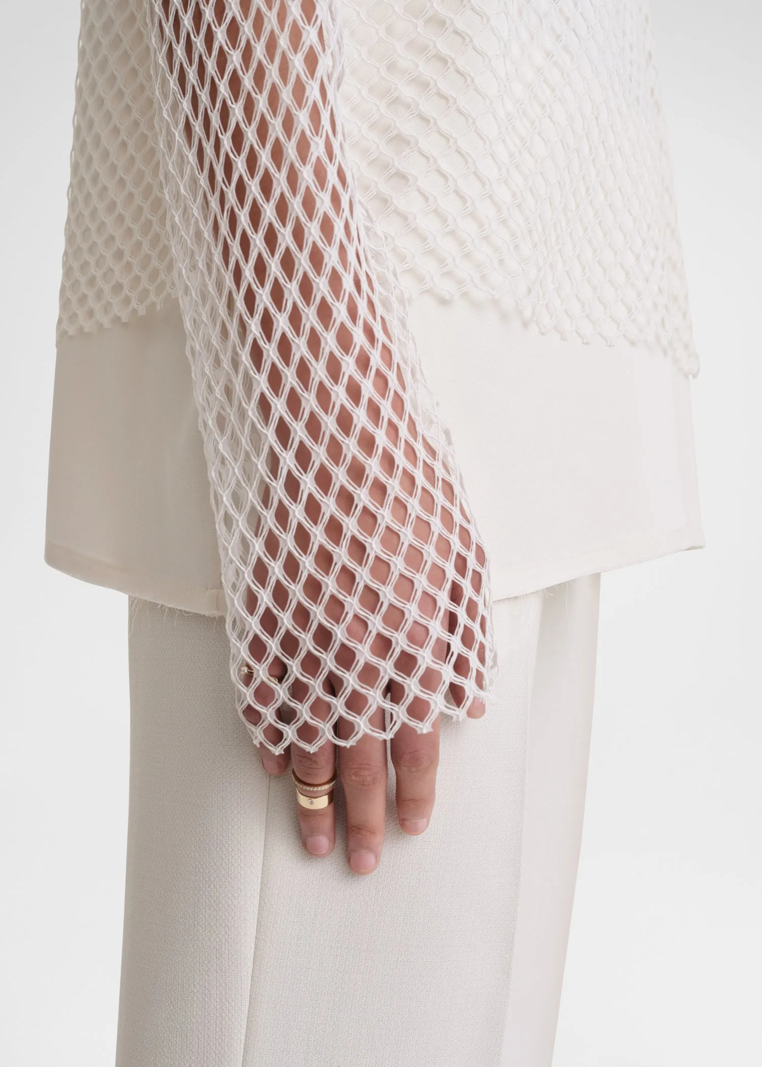 Layered lace top snow sold by Toteme product image thumbnail 4