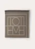 Monogram wool cashmere scarf tobacco sold by Toteme