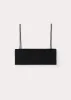 Smocked bikini top black sold by Toteme