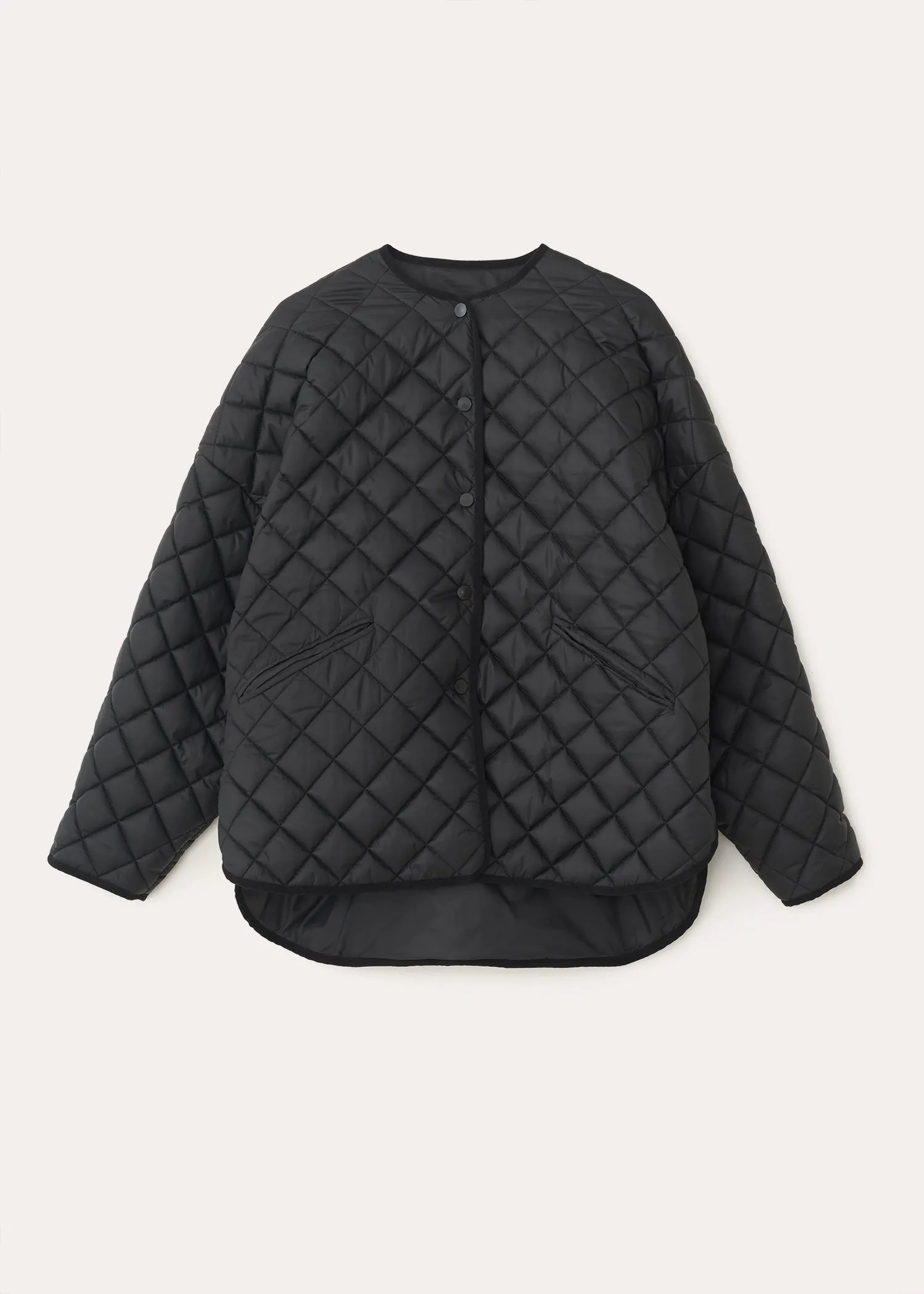 Quilted jacket black sold by Toteme product image thumbnail 5