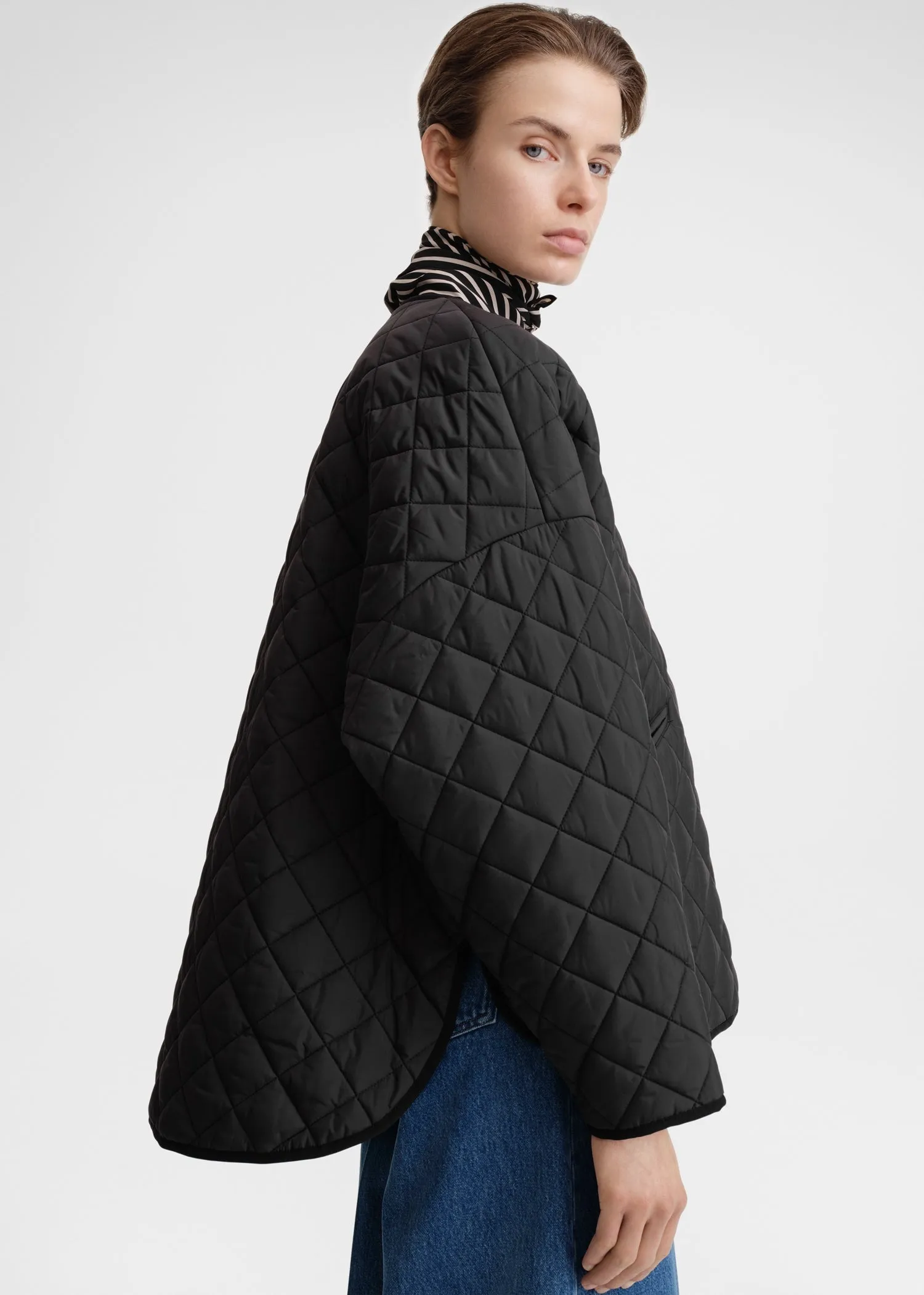 Quilted jacket black sold by Toteme product image thumbnail 4
