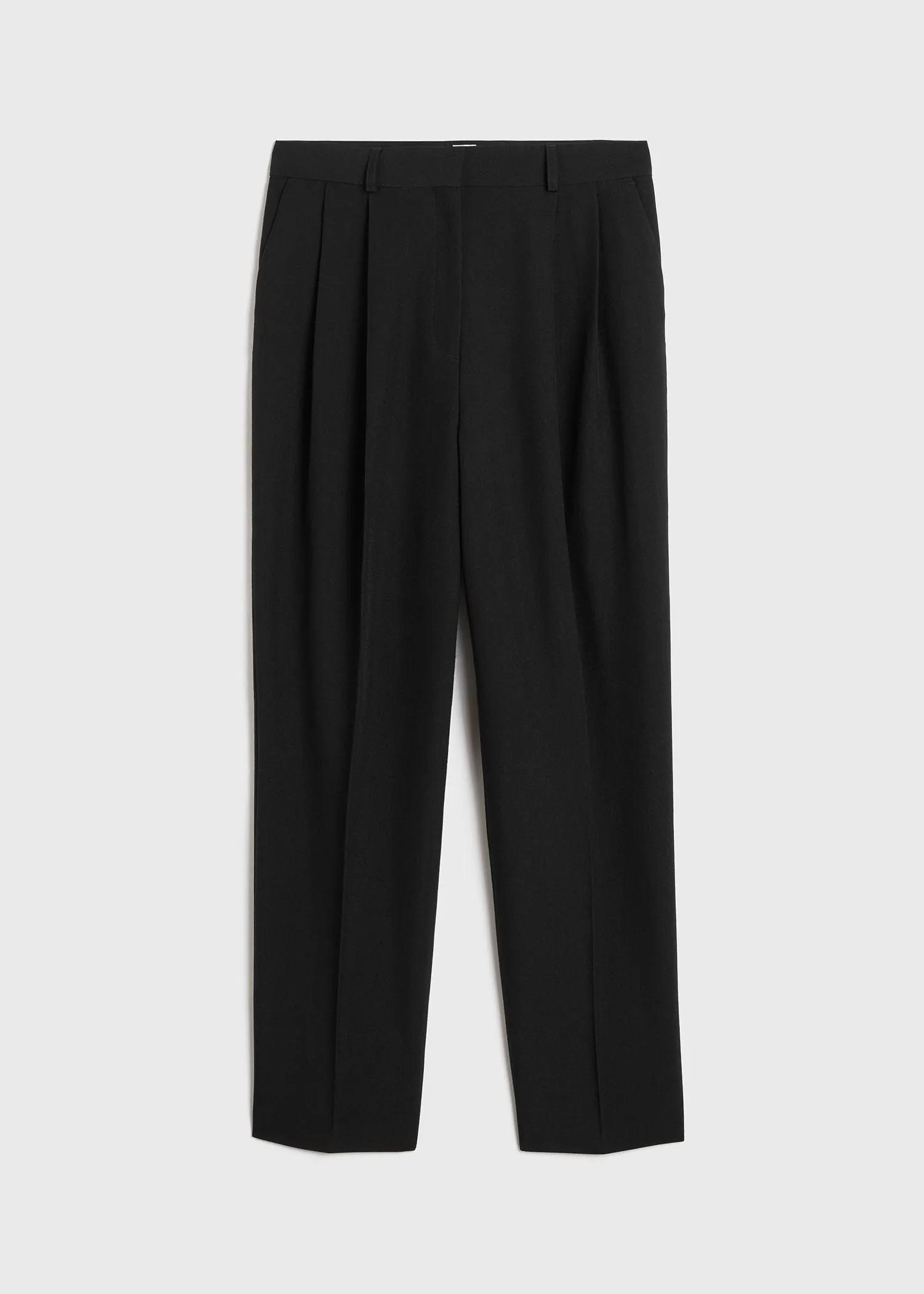 Double-pleated tailored trousers black sold by Toteme product image thumbnail 5