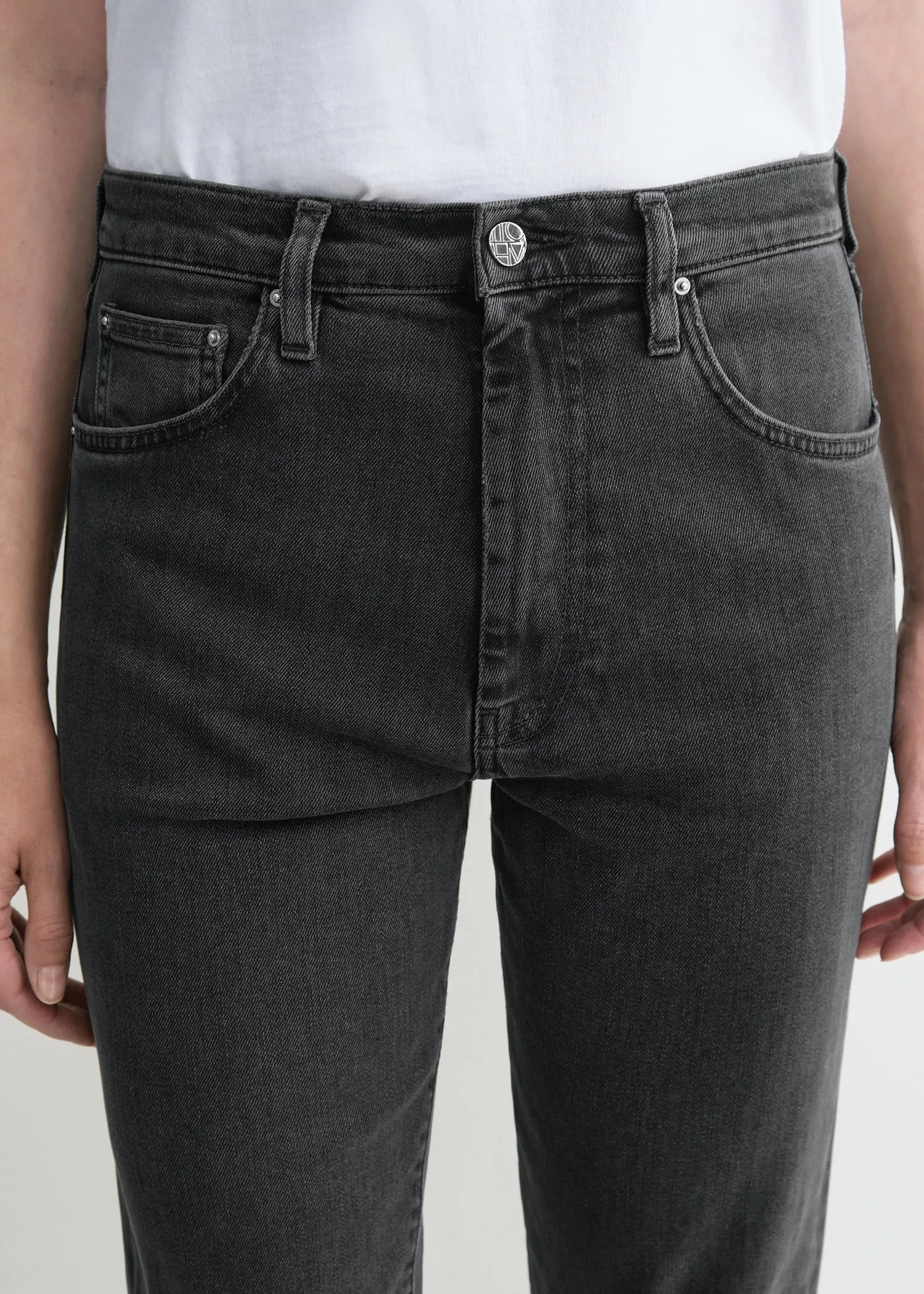 Twisted seam denim grey sold by Toteme product image thumbnail 4