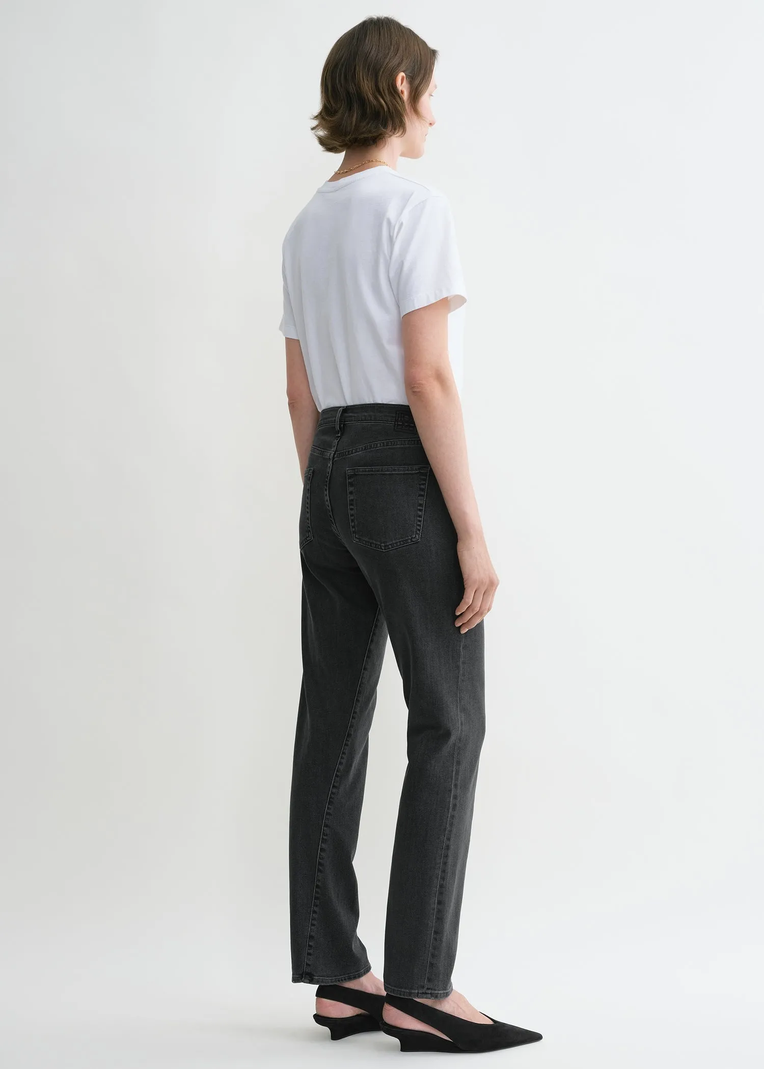 Twisted seam denim grey sold by Toteme product image thumbnail 3