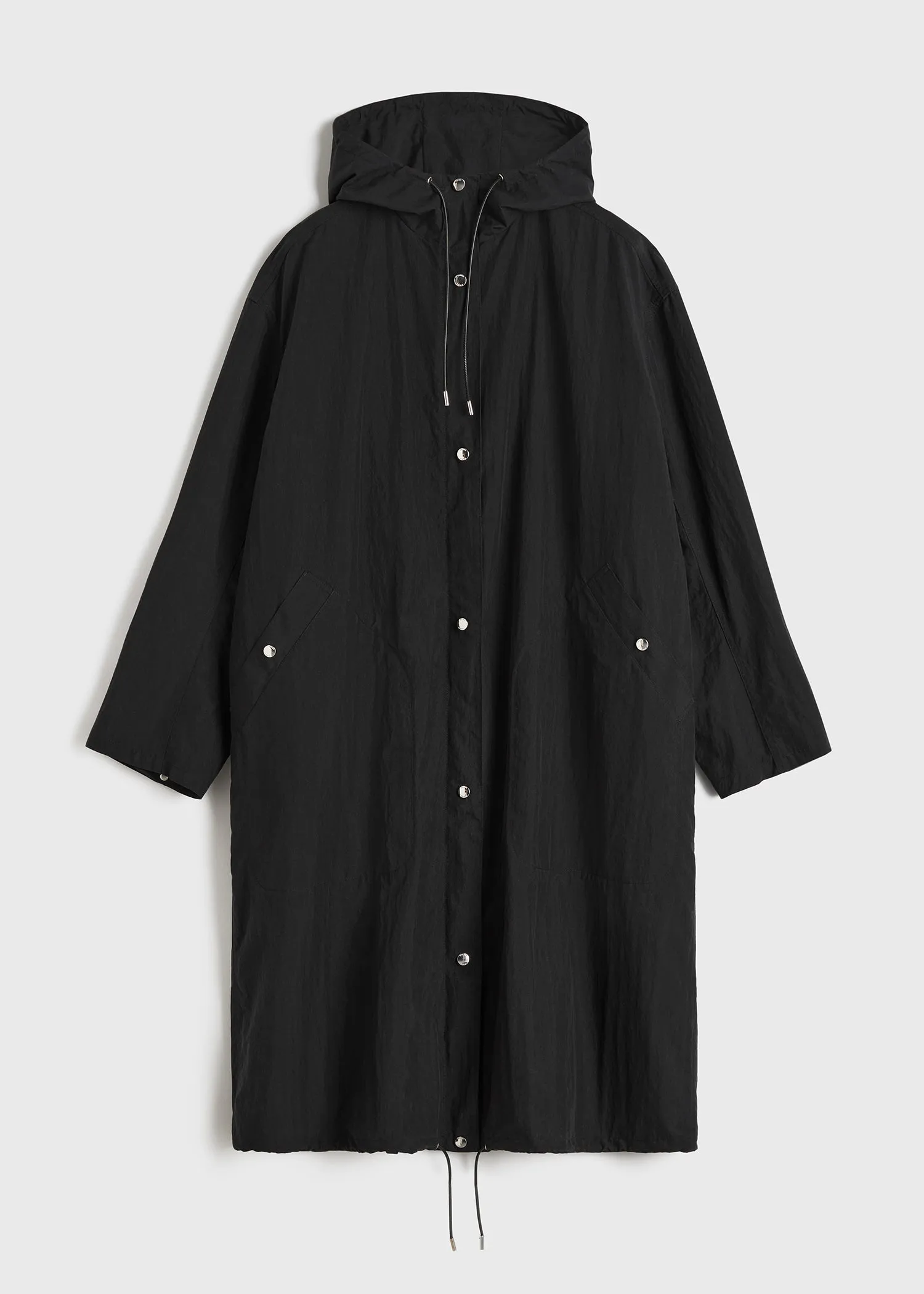 Hooded parka black sold by Toteme product image thumbnail 5