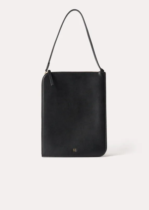 Slim tote black sold by Toteme