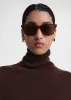 Square sunglasses umber sold by Toteme