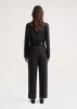 Deep pleat trousers charcoal mélange sold by Toteme