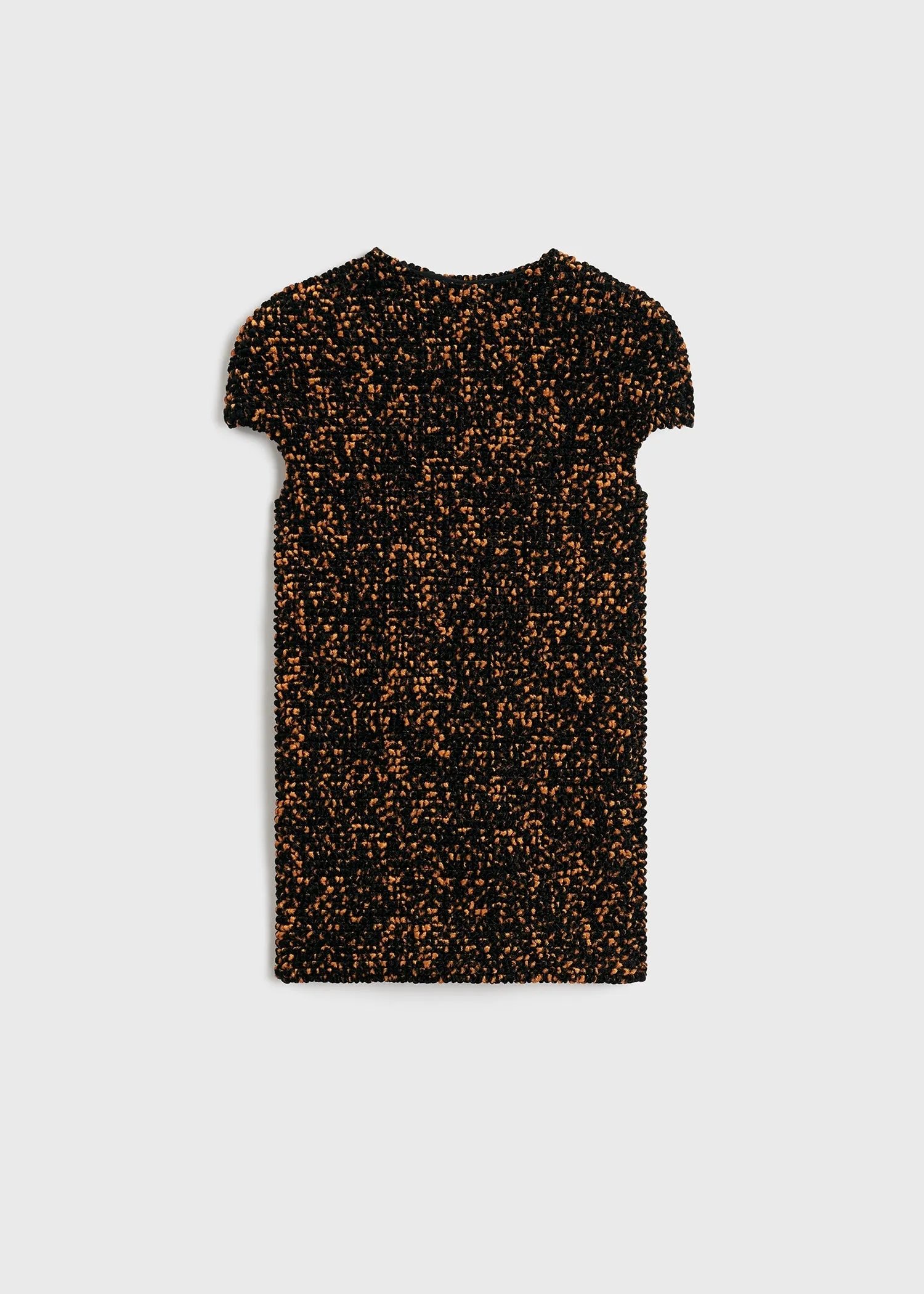 Smocked velour top tortoise sold by Toteme product image thumbnail 5