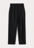 Double-Pleated trousers black sold by Toteme