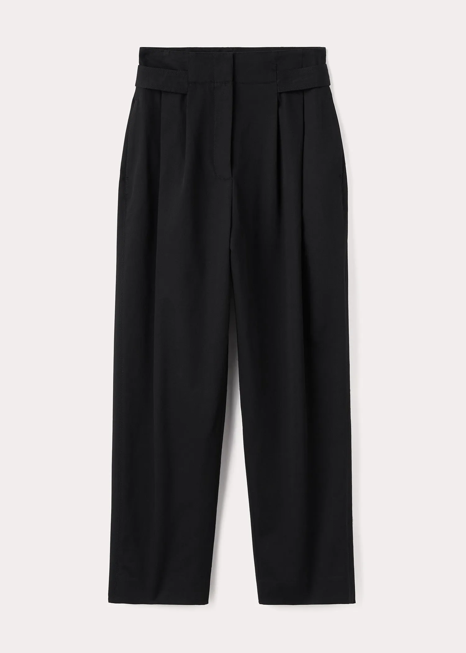 Double-Pleated trousers black sold by Toteme product image thumbnail 5