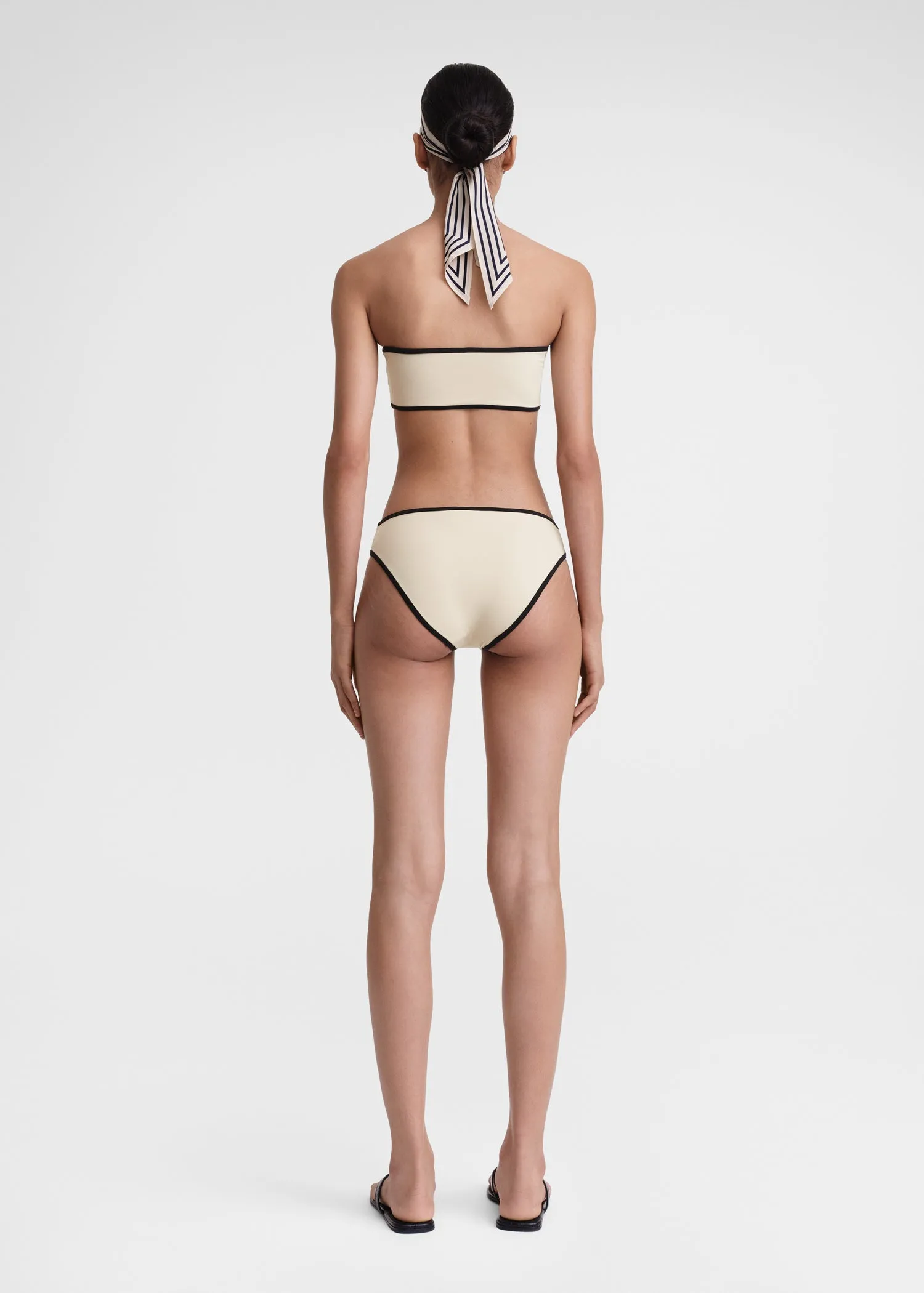 Stripe edge bikini bottoms light hay sold by Toteme product image thumbnail 2