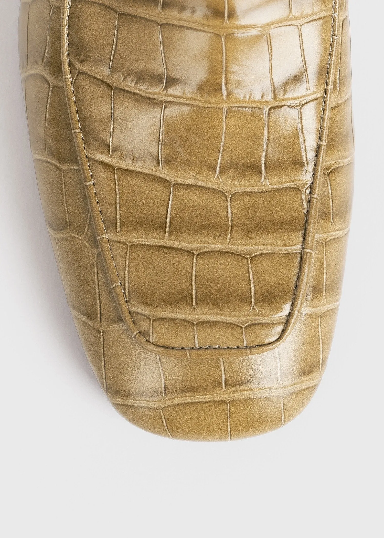 The Block-Heel Pump ochre sold by Toteme product image thumbnail 5