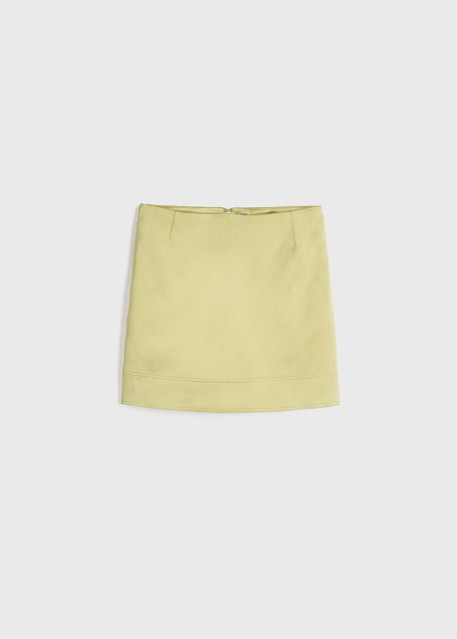 Contrast satin mini skirt melon sold by Toteme product image thumbnail 5