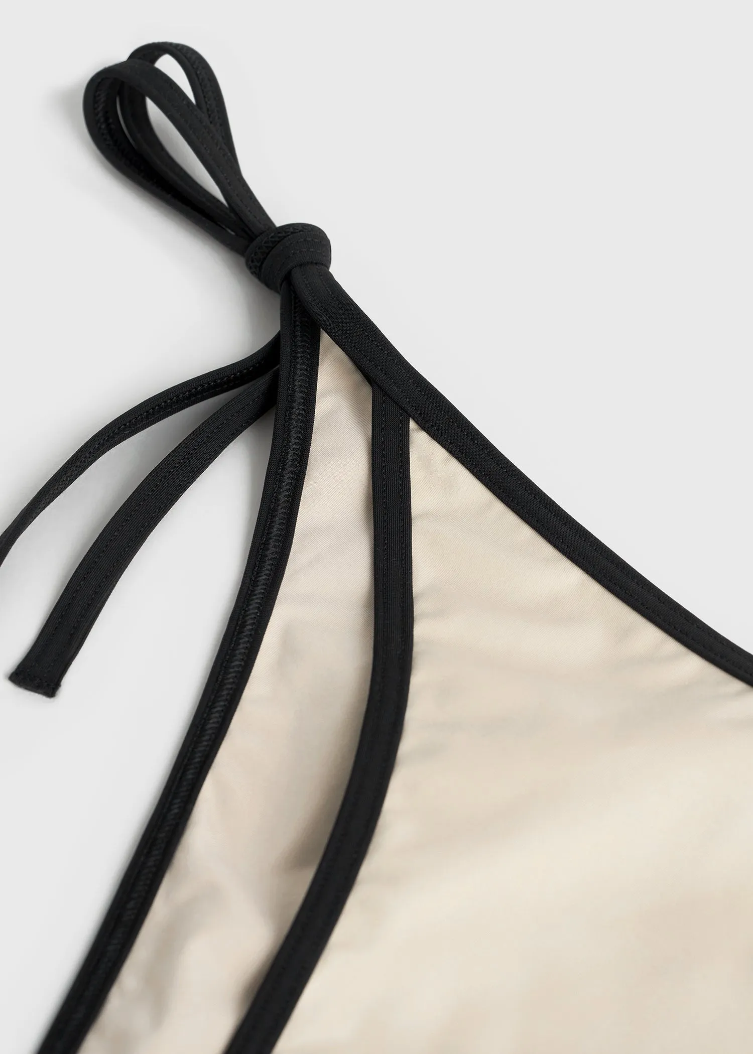 Stripe tie bikini bottoms light hay sold by Toteme product image thumbnail 5