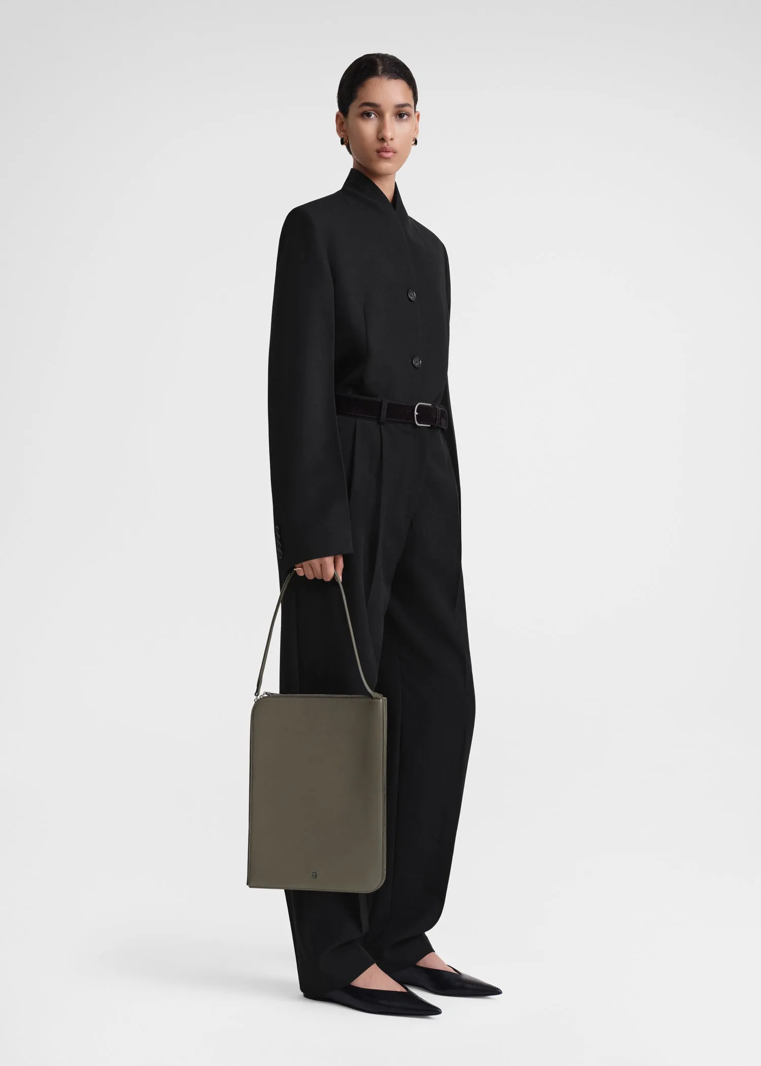 Slim tote ash sold by Toteme product image thumbnail 2