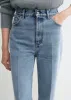 Tapered leg denim worn blue sold by Toteme