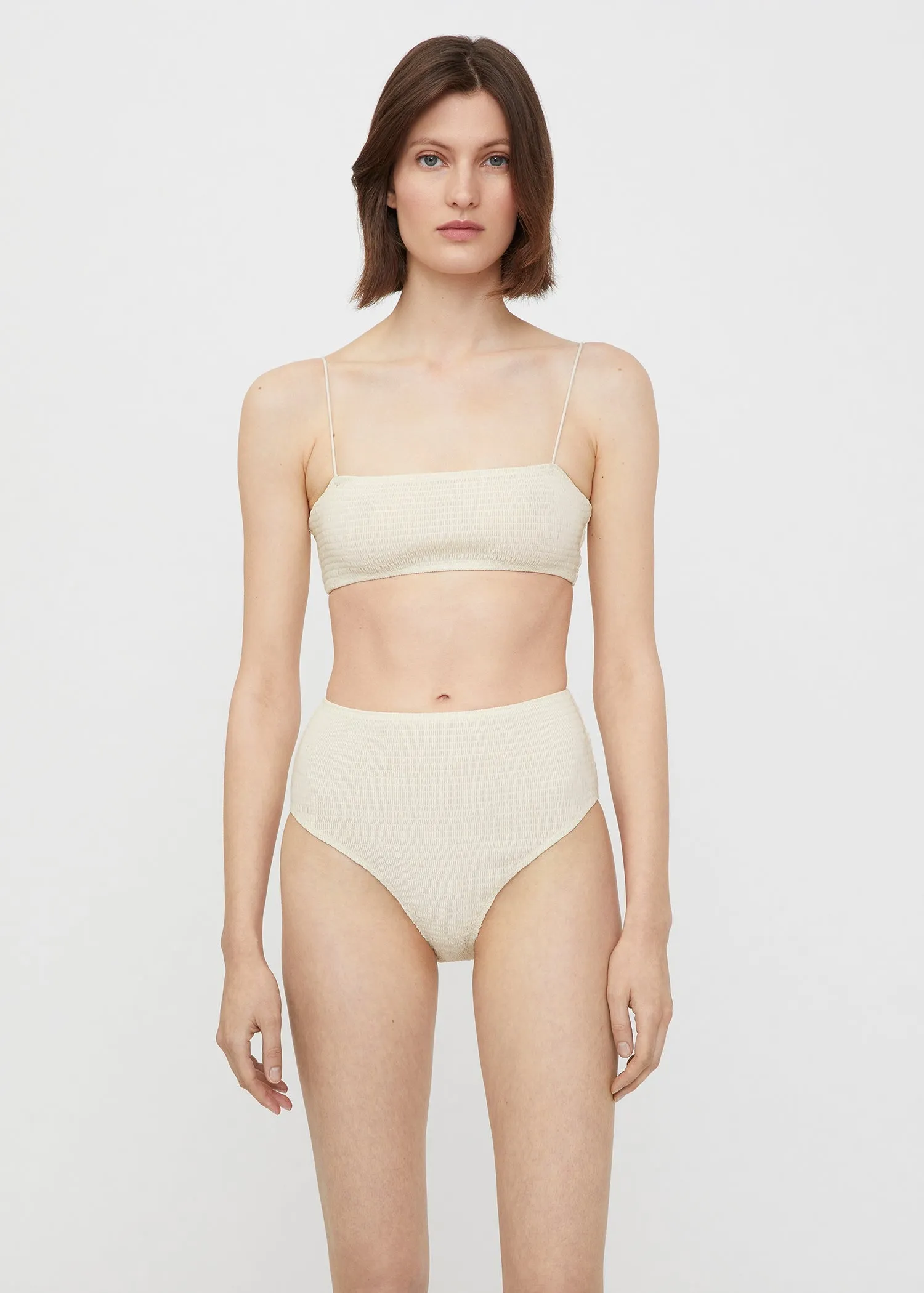 Smocked bikini bottoms tofu sold by Toteme product image thumbnail 2