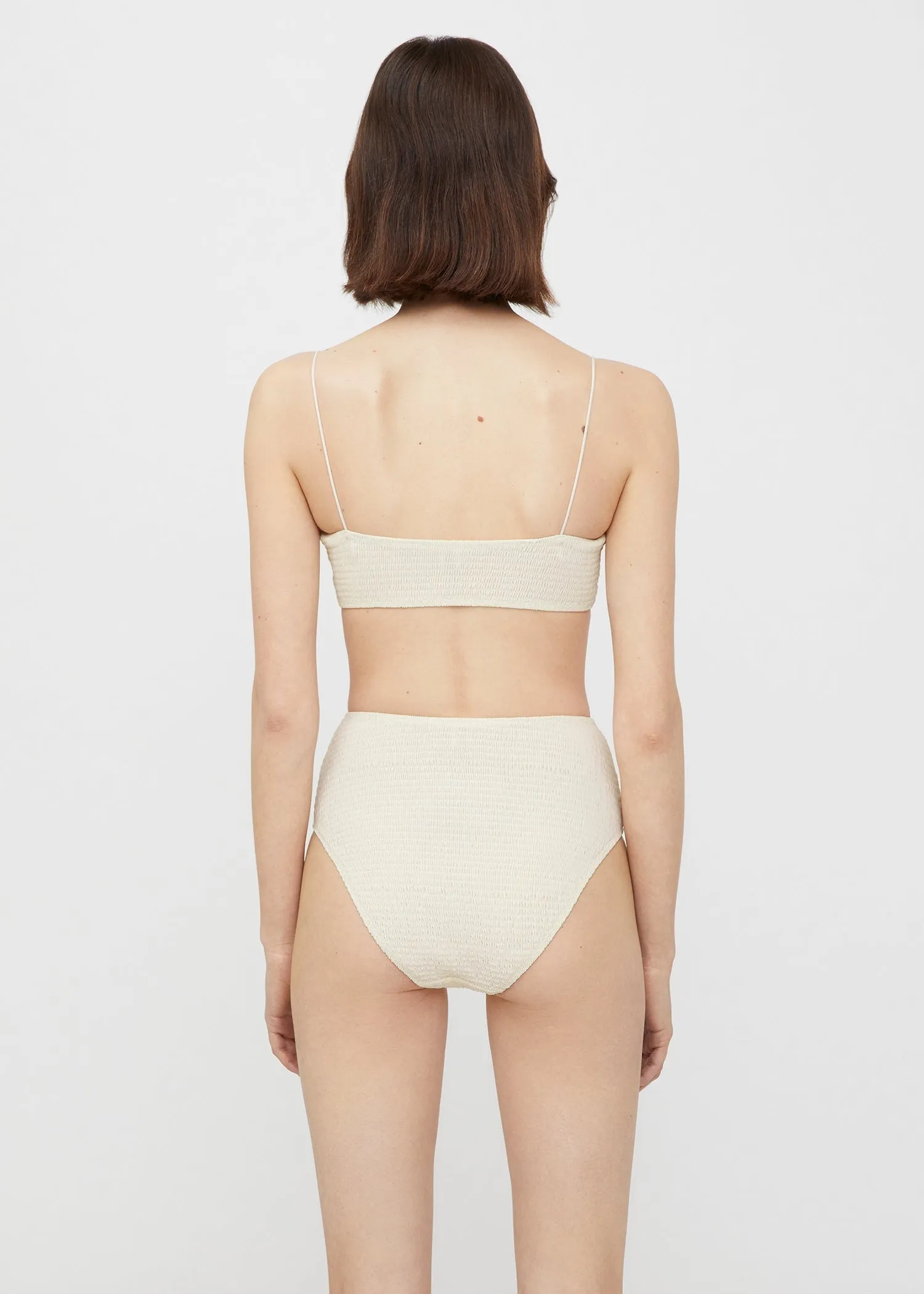 Smocked bikini bottoms tofu sold by Toteme product image thumbnail 3