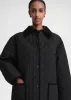 Quilted barn jacket black sold by Toteme