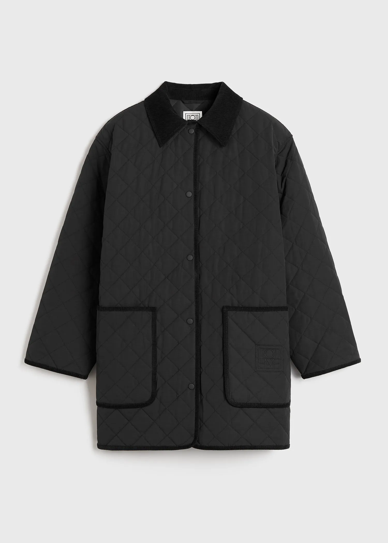 Quilted barn jacket black sold by Toteme product image thumbnail 5