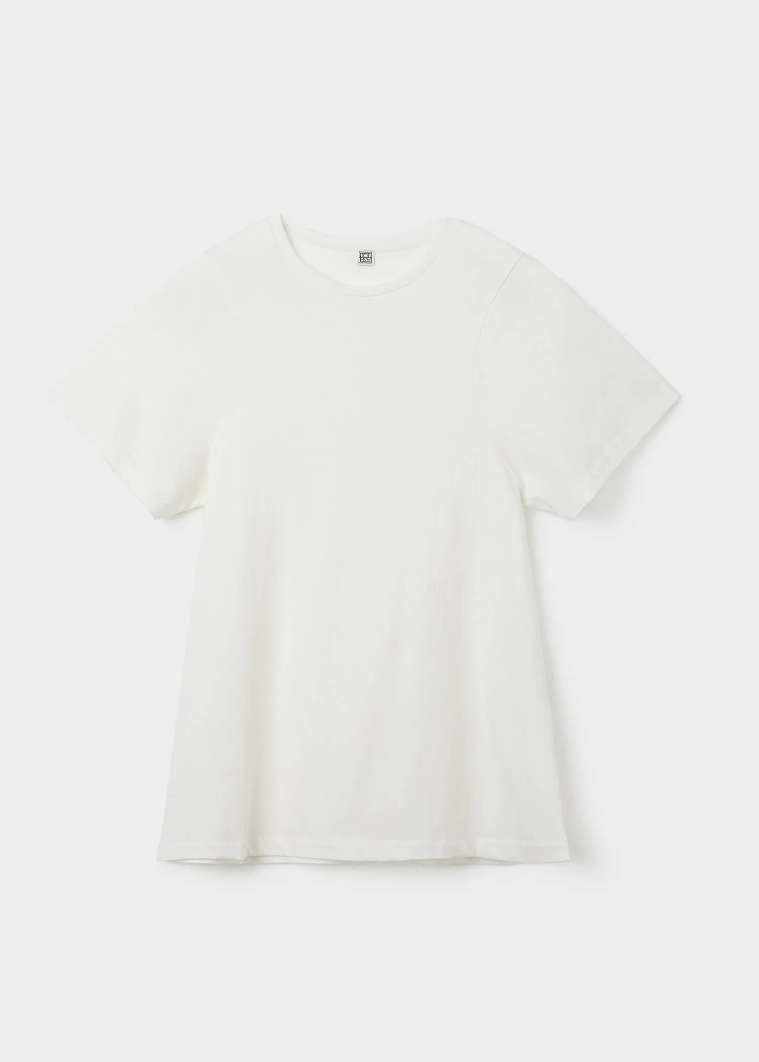Curved seam tee off-white sold by Toteme product image thumbnail 5