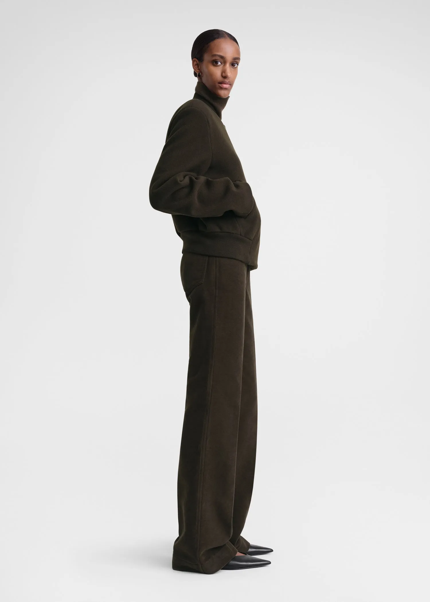 Sartorial flight jacket espresso sold by Toteme product image thumbnail 2