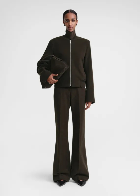 Sartorial flight jacket espresso sold by Toteme