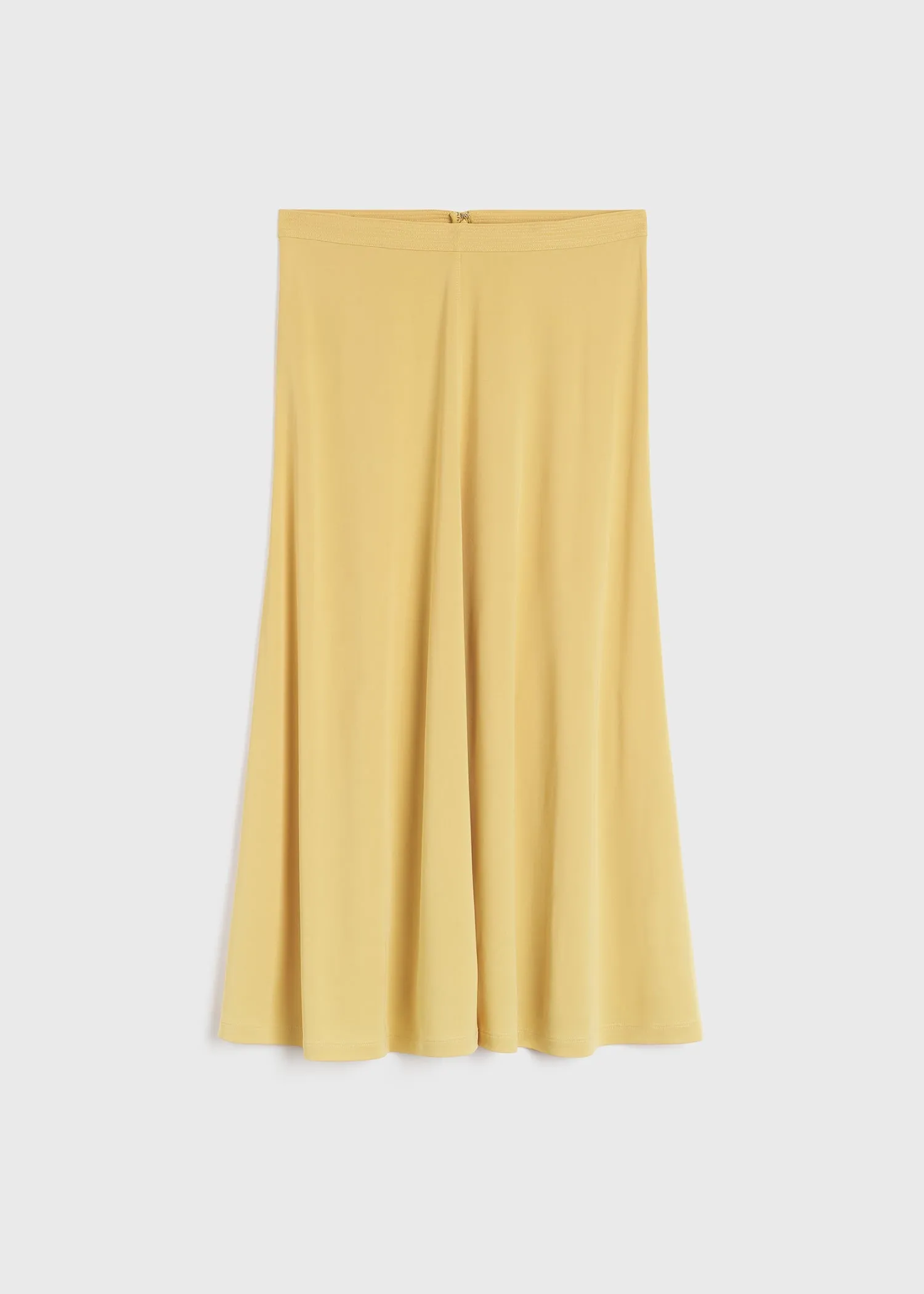 Fluid jersey skirt cornsilk sold by Toteme product image thumbnail 5