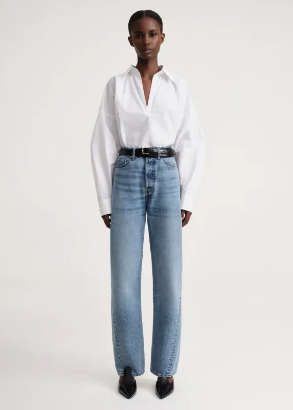 Poplin shirt white sold by Toteme