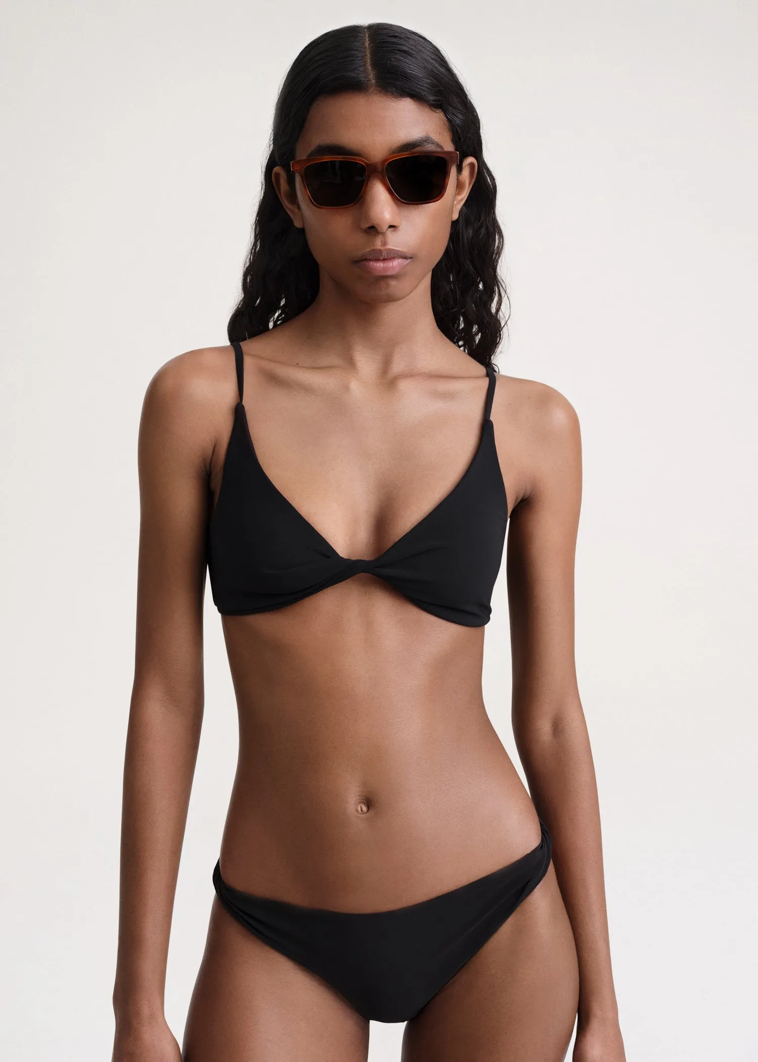 Twist-side bikini bottoms black sold by Toteme product image thumbnail 4