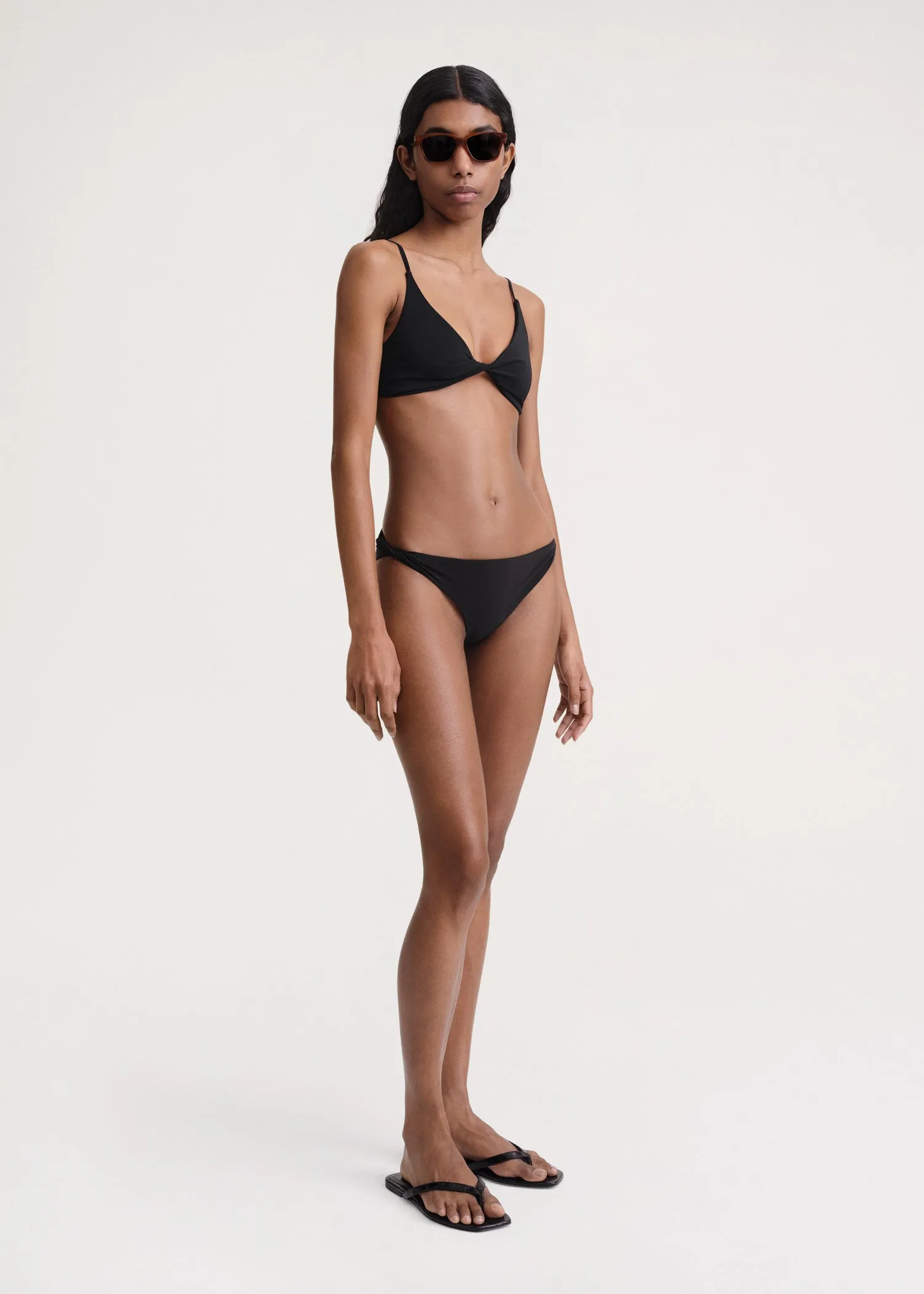 Twist-side bikini bottoms black sold by Toteme product image thumbnail 2