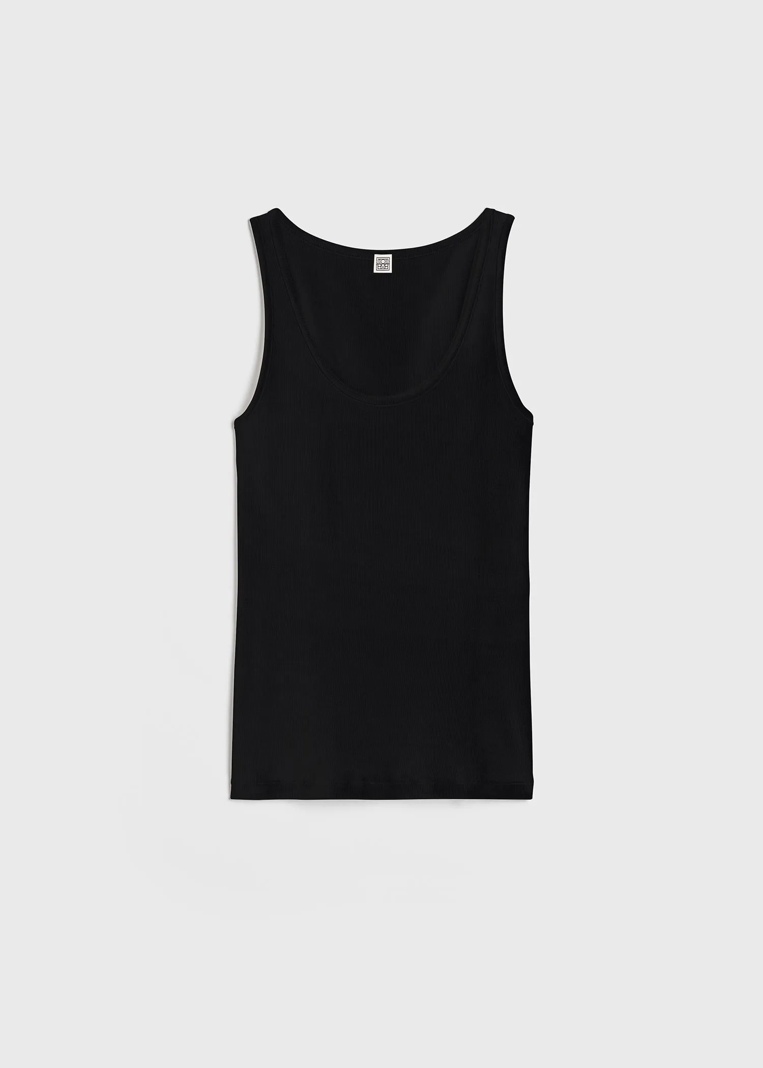 Classic rib tank black sold by Toteme product image thumbnail 5